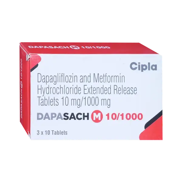 Dapasach M 10mg/1000mg Tablet